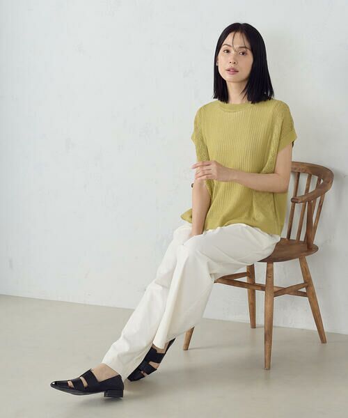 COMME CA ISM / コムサイズム ニット・セーター | お家で洗える　柄編み　ニットＴ | 詳細10