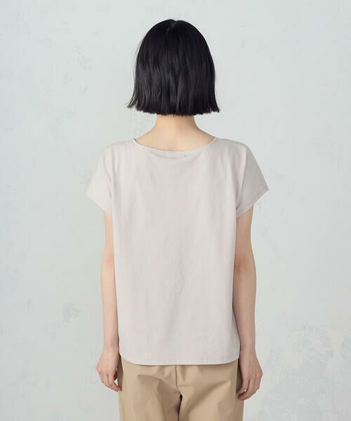 COMME CA ISM / コムサイズム Tシャツ | 水彩タッチ　花プリントＴシャツ | 詳細10