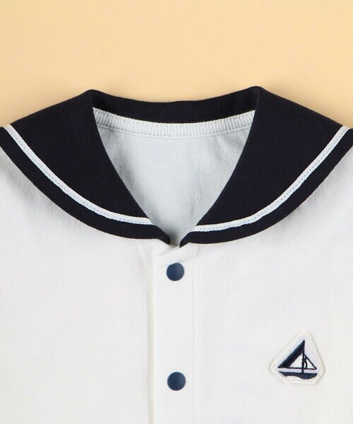 COMME CA ISM / コムサイズム ベビー・キッズグッズ | セーラー 半袖ツーウェイオール | 詳細3