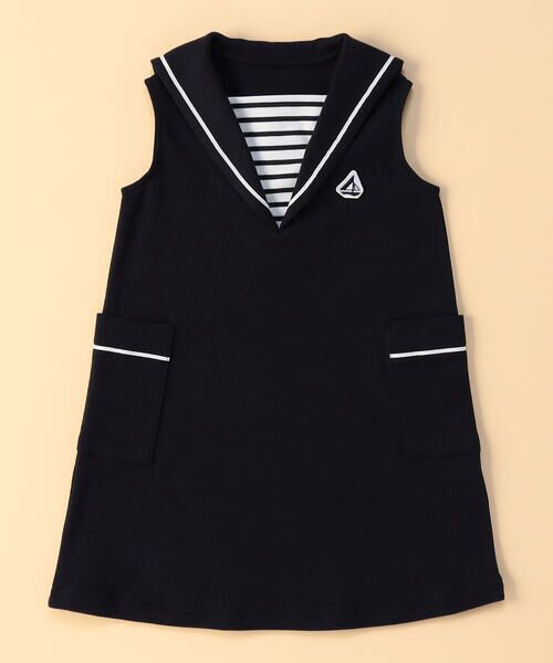 COMME CA ISM/コムサイズム セーラーワンピース(ベビーサイズ) ネイビー 80〜90cm COMME CA ISM/コムサイズム セーラーワンピース(ベビーサイズ) ネイビー 80〜90cm