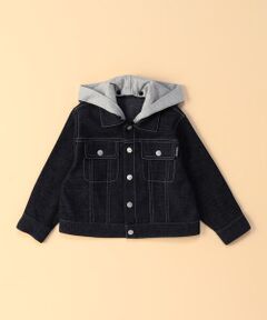 COMME CA ISM / コムサイズム ベビー・キッズグッズ | フード付き デニムブルゾン(ベビーサイズ)