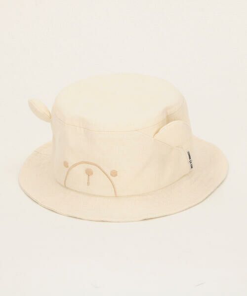COMME CA ISM/コムサイズム クマ ハット ベージュ 47〜50cm COMME CA ISM/コムサイズム クマ ハット ベージュ 47〜50cm