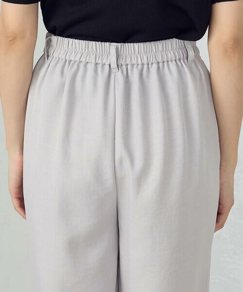 COMME CA ISM / コムサイズム その他パンツ | 【美しいベーシックパンツ】麻調ワイドパンツ | 詳細8