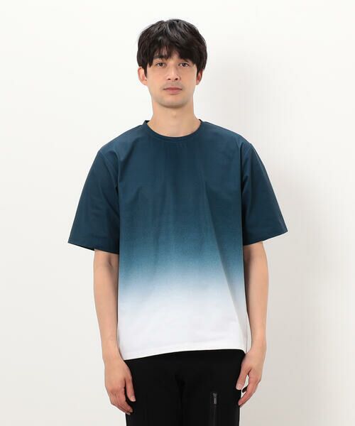 On グラデーション Tシャツ 新品タグ付き　メンズＳサイズ グラデーションプリント Tシャツ （Tシャツ）｜COMME CA ISM