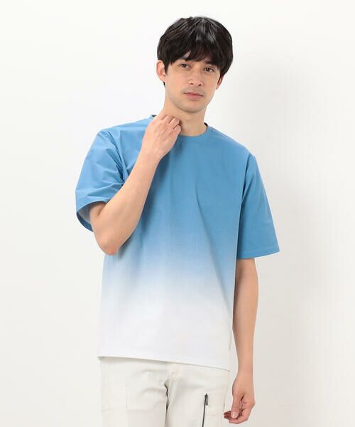 グラデーションデザイン 長袖Tシャツ Mサイズ 110054760TK6309004?$VS_1500$