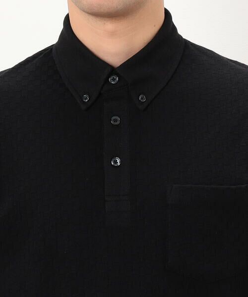 COMME CA ISM / コムサイズム ポロシャツ | 【吸水速乾】市松ジャカード×カノコポロシャツ | 詳細18