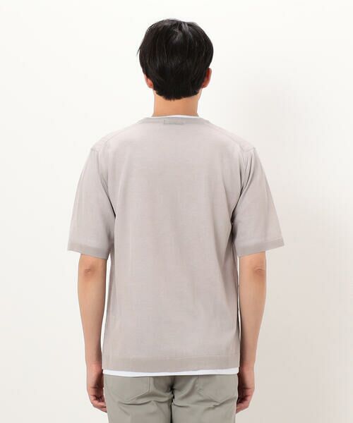 COMME CA ISM / コムサイズム Tシャツ | 【セットアイテム】リネンタッチ ニットTシャツ /Tシャツ | 詳細8