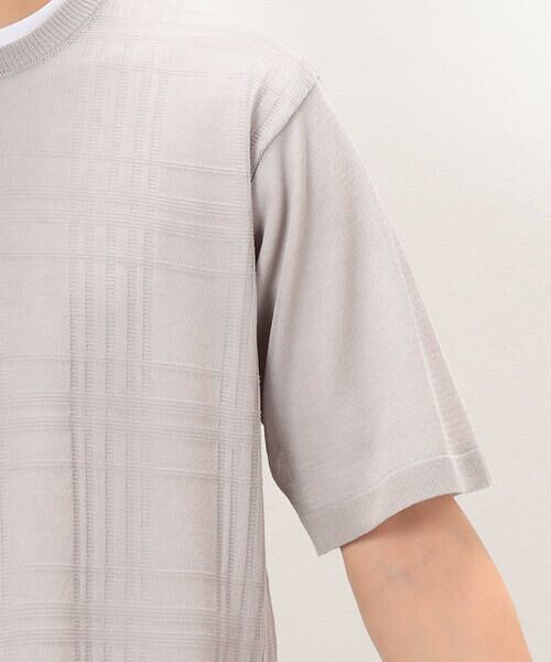COMME CA ISM / コムサイズム Tシャツ | 【セットアイテム】リネンタッチ ニットTシャツ /Tシャツ | 詳細10