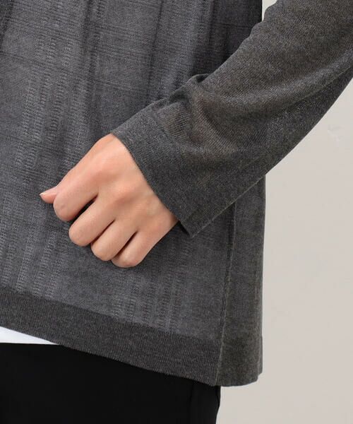 COMME CA ISM / コムサイズム カーディガン・ボレロ | 【セットアイテム】リネンタッチ ボタンレスカーディガン /Tシャツ | 詳細7