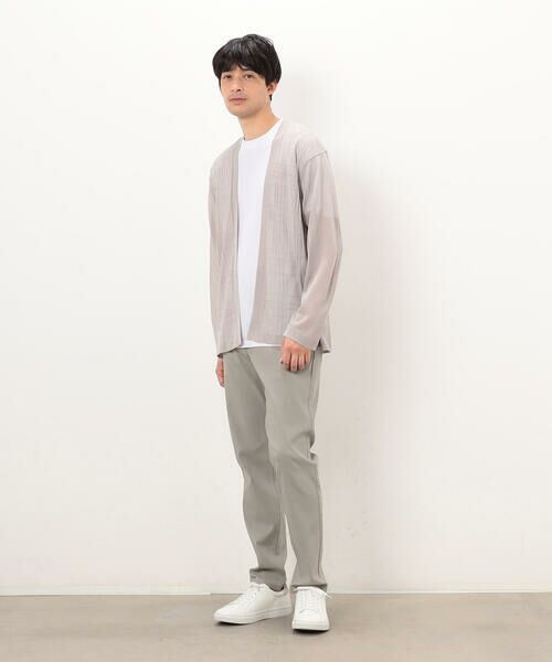COMME CA ISM / コムサイズム カーディガン・ボレロ | 【セットアイテム】リネンタッチ ボタンレスカーディガン /Tシャツ | 詳細10