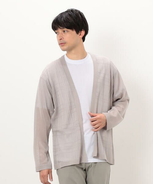 COMME CA ISM / コムサイズム カーディガン・ボレロ | 【セットアイテム】リネンタッチ ボタンレスカーディガン /Tシャツ | 詳細11