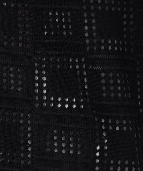 COMME CA ISM / コムサイズム カーディガン・ボレロ | メッシュ編み ポロカーディガン | 詳細4
