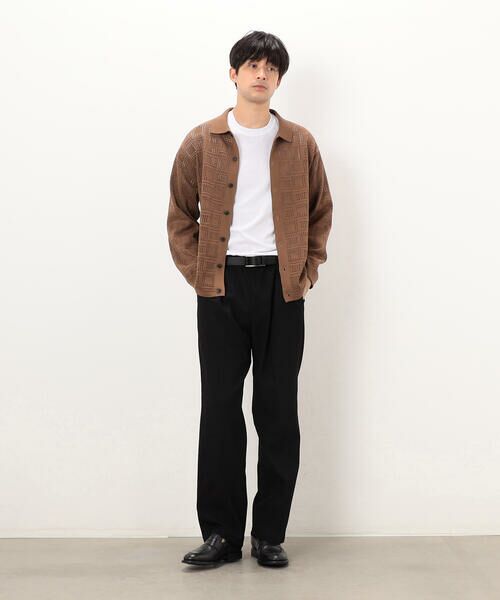 COMME CA ISM / コムサイズム カーディガン・ボレロ | メッシュ編み ポロカーディガン | 詳細11