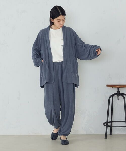COMME CA ISM / コムサイズム カーディガン・ボレロ | パイルジャージ作務衣 / セットアップ対応 | 詳細1