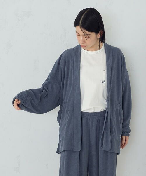 COMME CA ISM / コムサイズム カーディガン・ボレロ | パイルジャージ作務衣 / セットアップ対応 | 詳細3