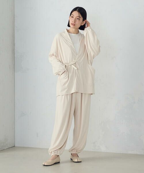 COMME CA ISM / コムサイズム カーディガン・ボレロ | パイルジャージ作務衣 / セットアップ対応 | 詳細5