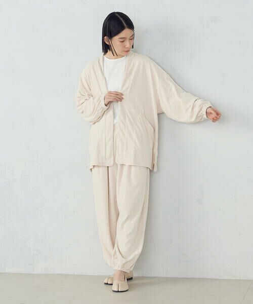 COMME CA ISM / コムサイズム カーディガン・ボレロ | パイルジャージ作務衣 / セットアップ対応 | 詳細6