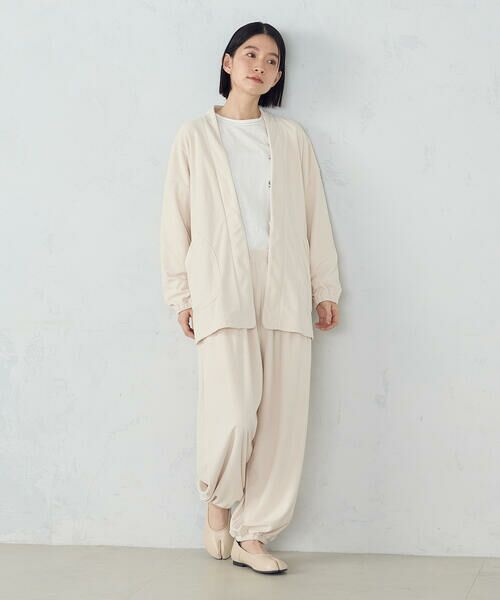 COMME CA ISM / コムサイズム カーディガン・ボレロ | パイルジャージ作務衣 / セットアップ対応 | 詳細7