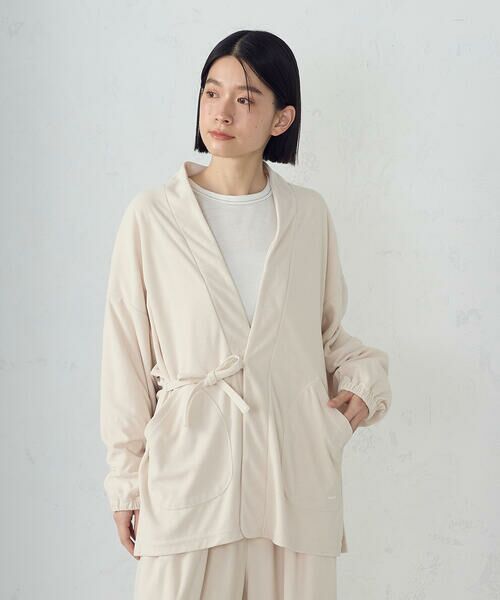 COMME CA ISM / コムサイズム カーディガン・ボレロ | パイルジャージ作務衣 / セットアップ対応 | 詳細8