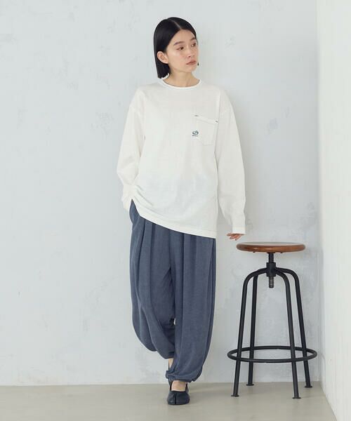 COMME CA ISM / コムサイズム ショート・ハーフ・半端丈パンツ | パイルジャージもんぺ / セットアップ対応 | 詳細1