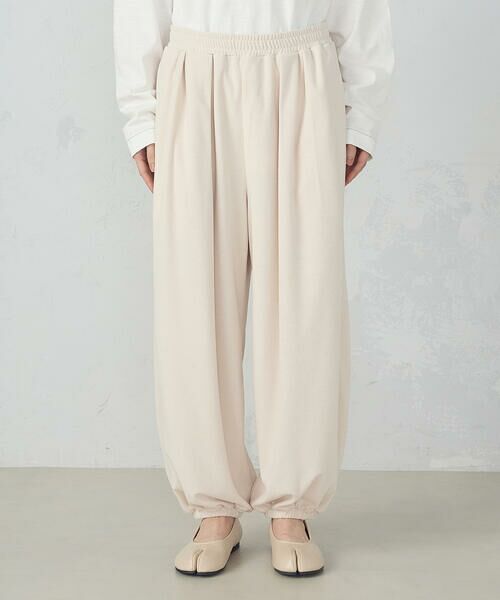 COMME CA ISM / コムサイズム ショート・ハーフ・半端丈パンツ | パイルジャージもんぺ / セットアップ対応 | 詳細9