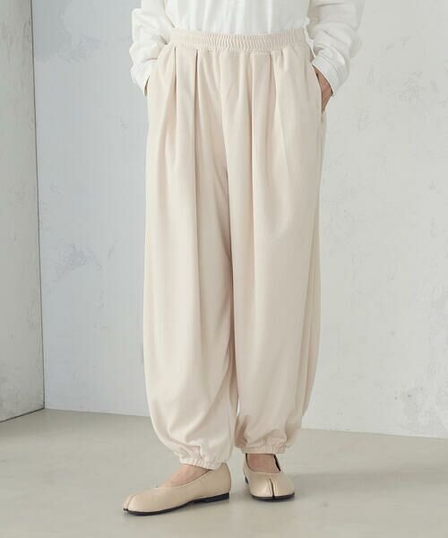 COMME CA ISM / コムサイズム ショート・ハーフ・半端丈パンツ | パイルジャージもんぺ / セットアップ対応 | 詳細8