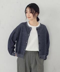 COMME CA ISM / コムサイズム カーディガン・ボレロ | コットンリネンニットカーディガン