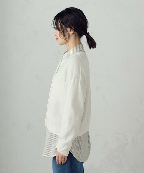 COMME CA ISM / コムサイズム カーディガン・ボレロ | コットンリネンニットカーディガン | 詳細6