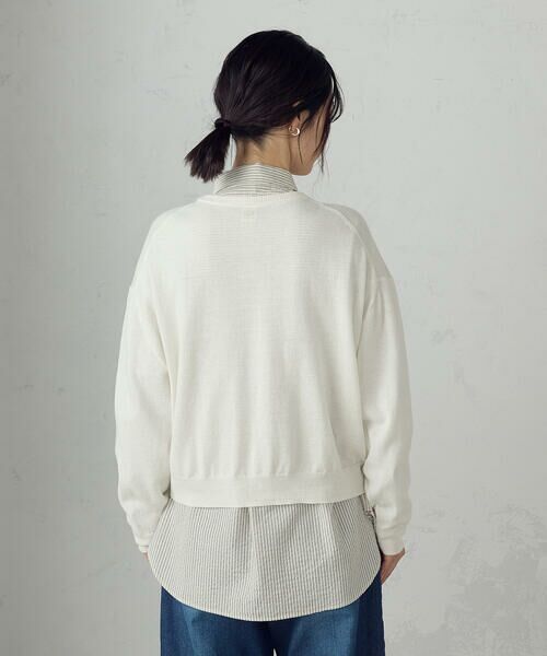 COMME CA ISM / コムサイズム カーディガン・ボレロ | コットンリネンニットカーディガン | 詳細7