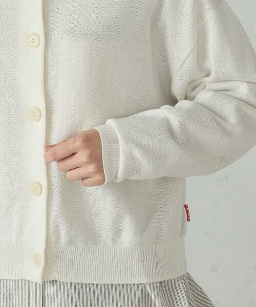 COMME CA ISM / コムサイズム カーディガン・ボレロ | コットンリネンニットカーディガン | 詳細9