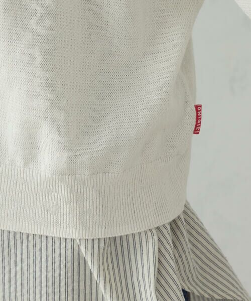 COMME CA ISM / コムサイズム カーディガン・ボレロ | コットンリネンニットカーディガン | 詳細10