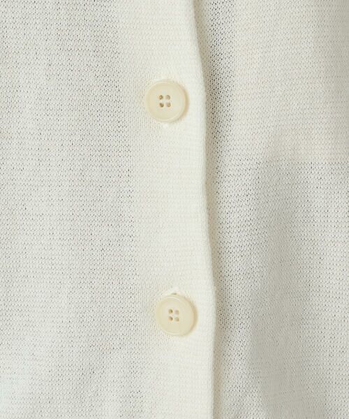 COMME CA ISM / コムサイズム カーディガン・ボレロ | コットンリネンニットカーディガン | 詳細11