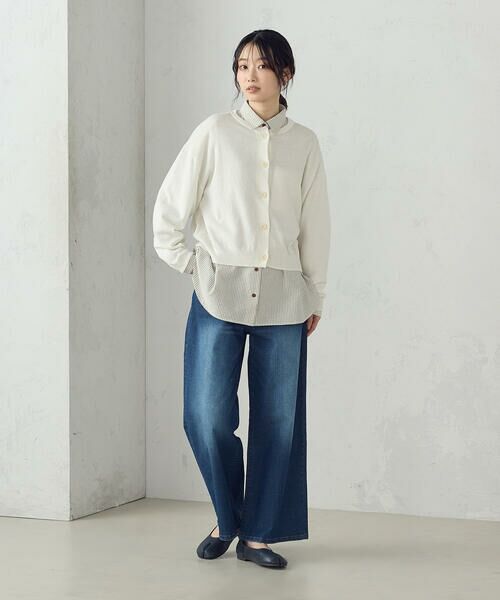 COMME CA ISM / コムサイズム カーディガン・ボレロ | コットンリネンニットカーディガン | 詳細2
