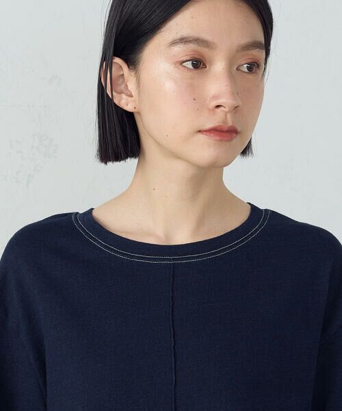 COMME CA ISM / コムサイズム カットソー | スラブ天竺バックフレア　半袖Ｔシャツ | 詳細13