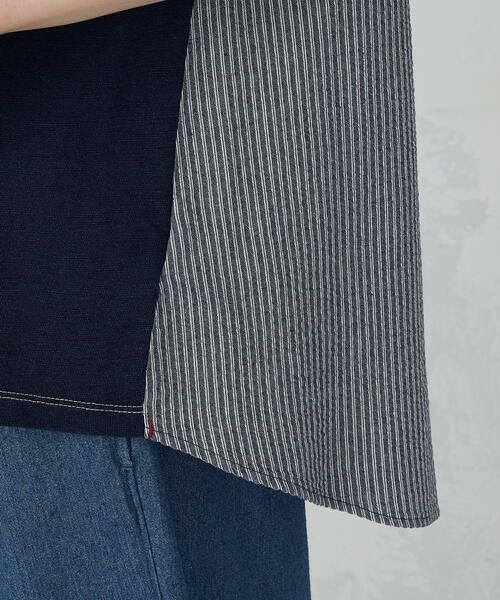 COMME CA ISM / コムサイズム カットソー | スラブ天竺バックフレア　半袖Ｔシャツ | 詳細15