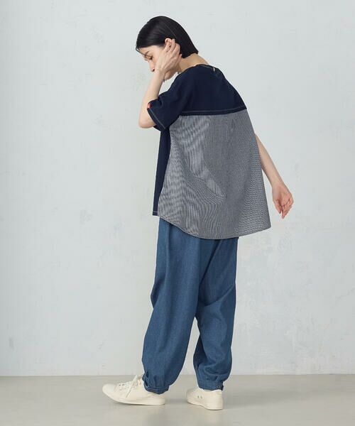 COMME CA ISM / コムサイズム カットソー | スラブ天竺バックフレア　半袖Ｔシャツ | 詳細7