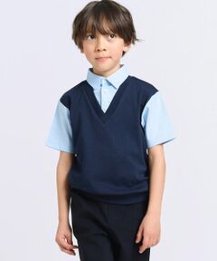 COMME CA ISM / コムサイズム Tシャツ | フェイクレイヤード 半袖シャツ(100-130cm)