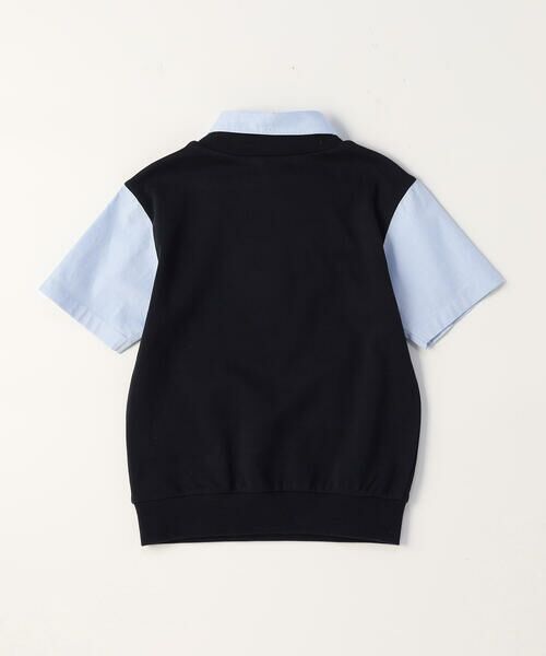 COMME CA ISM / コムサイズム Tシャツ | フェイクレイヤード 半袖シャツ(100-130cm) | 詳細3