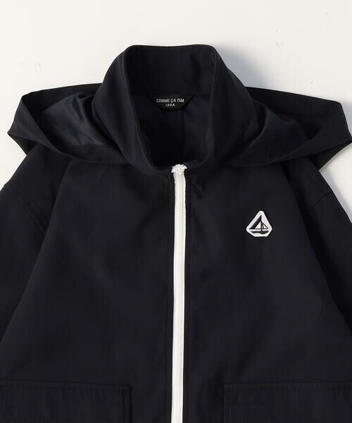 COMME CA ISM / コムサイズム ブルゾン | フード付き タフタブルゾン | 詳細4