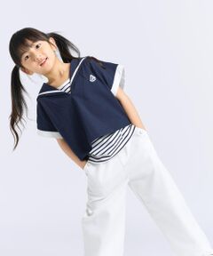 COMME CA ISM / コムサイズム カットソー | 【セットアイテム】セーラープルオーバー＆タンクトップ