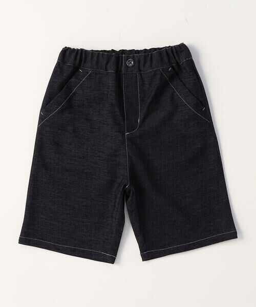 COMME CA ISM / コムサイズム デニムパンツ | デニムライクジャージー ハーフパンツ | 詳細2