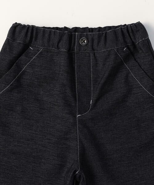 COMME CA ISM / コムサイズム デニムパンツ | デニムライクジャージー ハーフパンツ | 詳細4