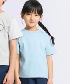 COMME CA ISM / コムサイズム Tシャツ | サークルプリント 半袖Tシャツ