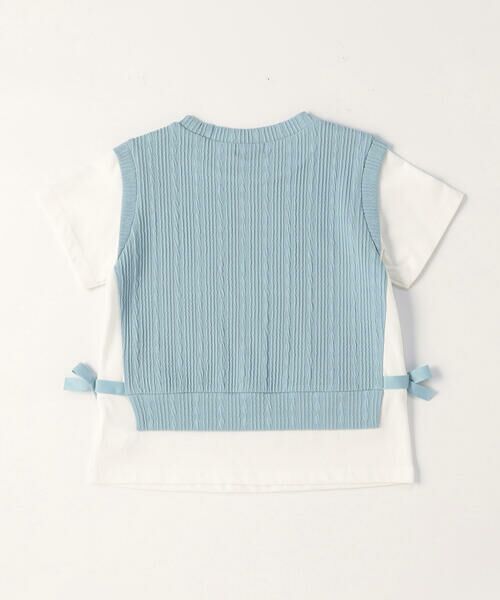 COMME CA ISM / コムサイズム Tシャツ | レイヤード半袖Tシャツ | 詳細4