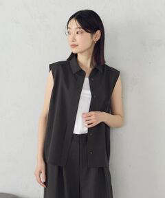 COMME CA ISM / コムサイズム シャツ・ブラウス | 【セットアップ対応】ノースリーブシャツ