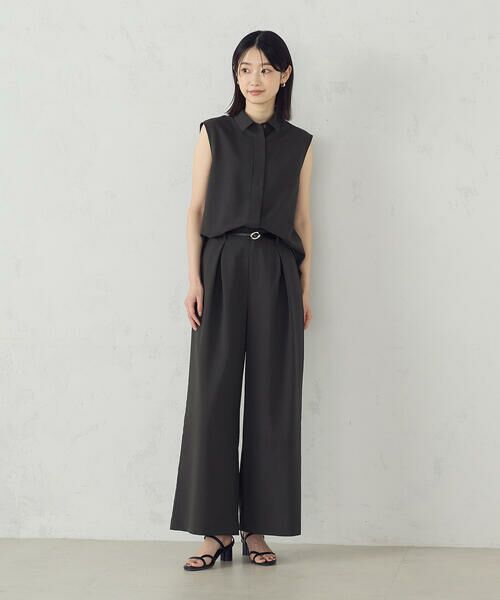 COMME CA ISM / コムサイズム シャツ・ブラウス | 【セットアップ対応】ノースリーブシャツ | 詳細4