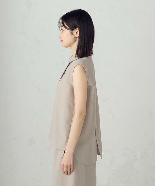 COMME CA ISM / コムサイズム シャツ・ブラウス | 【セットアップ対応】ノースリーブシャツ | 詳細17