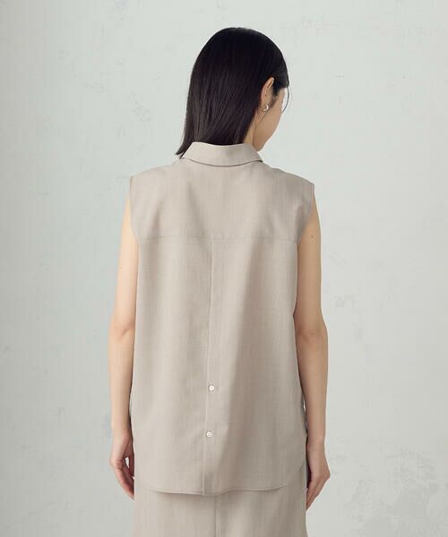 COMME CA ISM / コムサイズム シャツ・ブラウス | 【セットアップ対応】ノースリーブシャツ | 詳細18