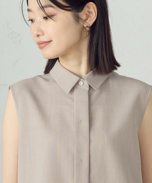 COMME CA ISM / コムサイズム シャツ・ブラウス | 【セットアップ対応】ノースリーブシャツ | 詳細19