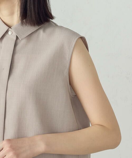COMME CA ISM / コムサイズム シャツ・ブラウス | 【セットアップ対応】ノースリーブシャツ | 詳細20